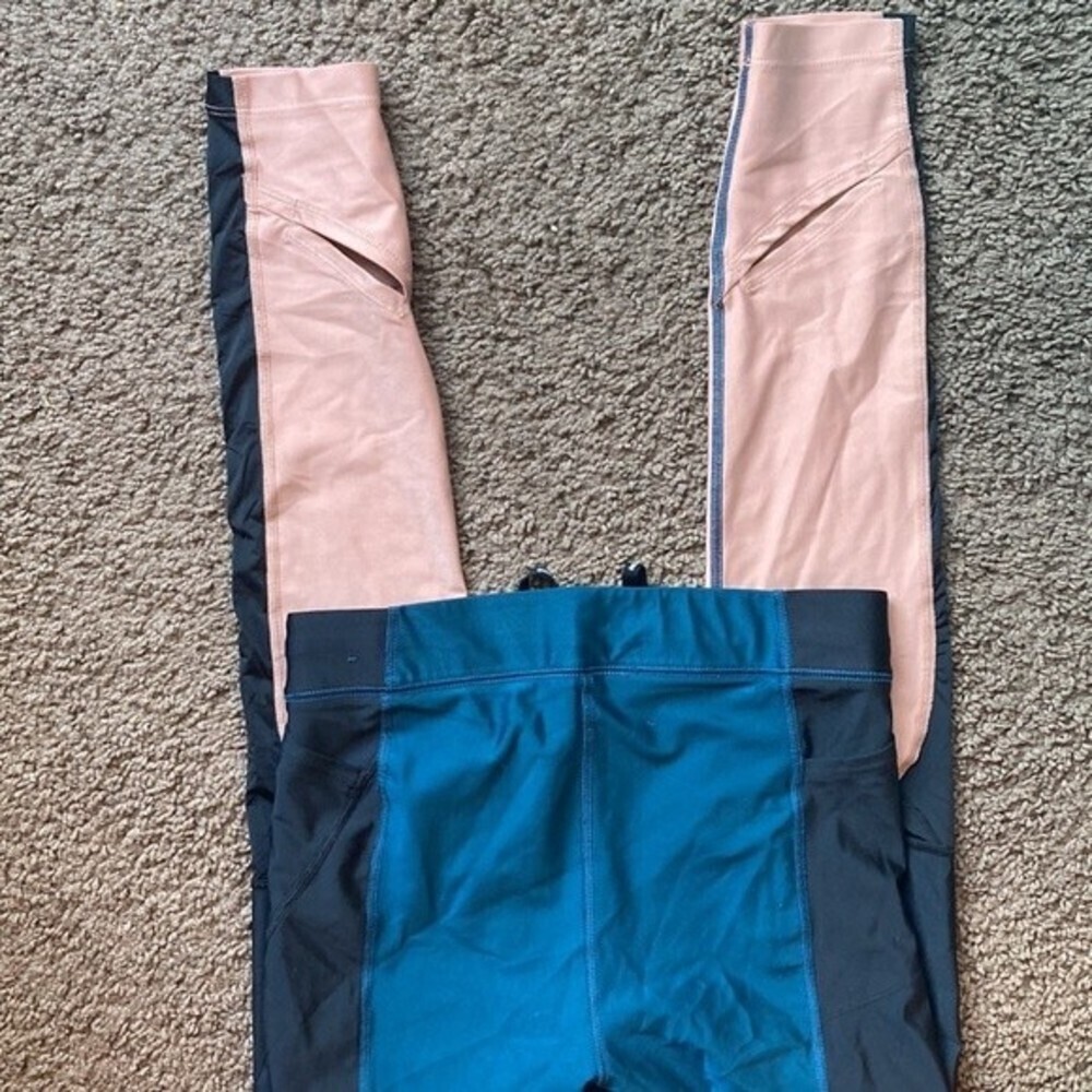 Nike DriFit Size Small Teal Power Speed Tight Fit Legging athletic - Picture 5 of 8